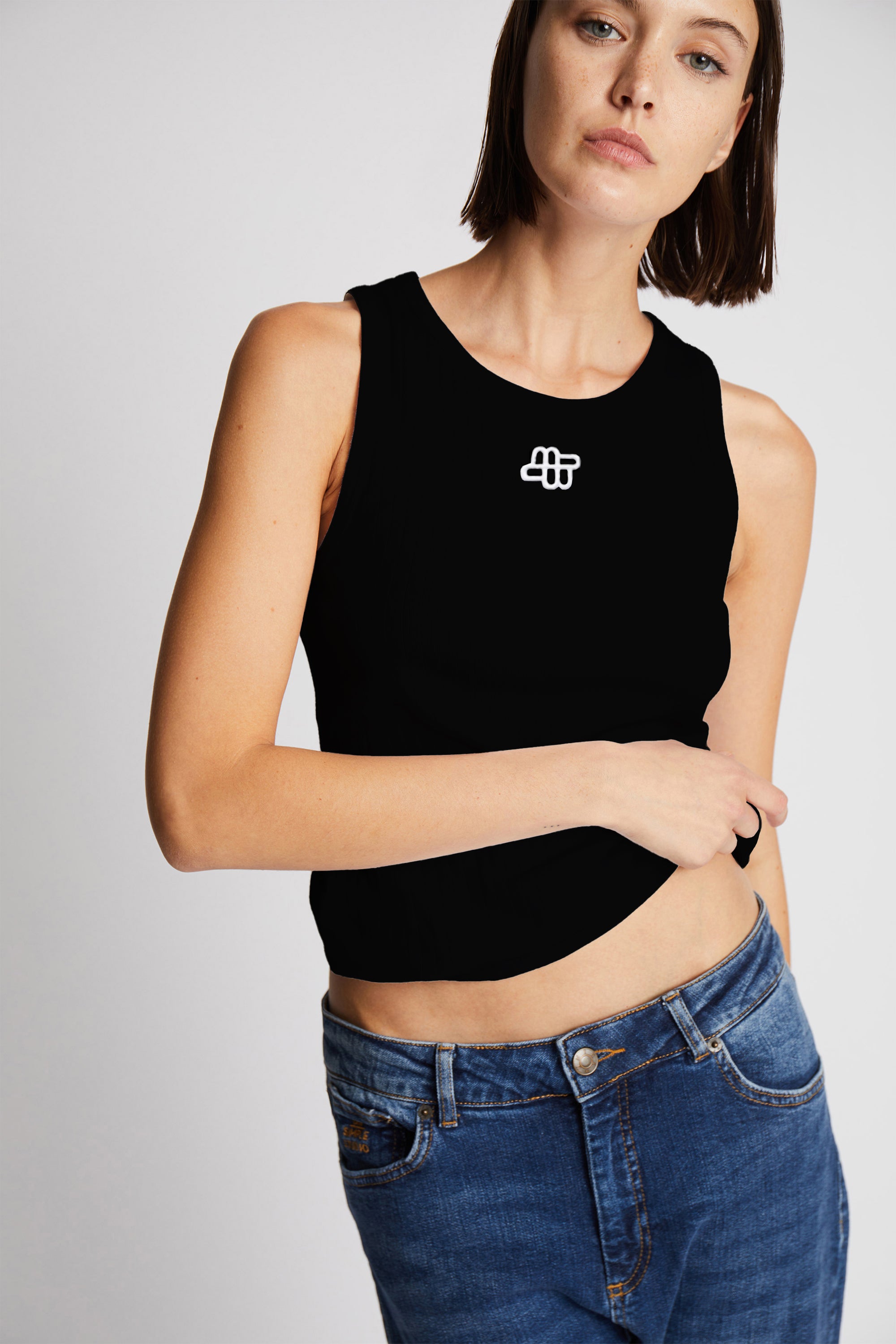 Tezza Logo tank top - sort